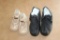 ANTIQUE CHILDREN'S OVERSHOES AND DRESS SHOES