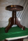 WOOD ORGAN STOOL