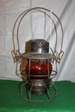 RAILROAD LANTERN CPR / AMBER GLOBE