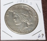 1923 S PEACE SILVER DOLLAR, UNCIRCULATED