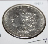 1891 S MORGAN SILVER DOLLAR, BRILLIANT UNCIRCULATED