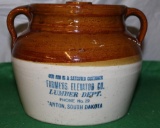 RED WING BEAN POT, FARMERS ELEVATOR CO. LUMBER DEPT. CANTON, SO. DAKOTA