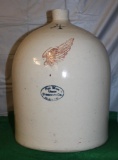 4 GAL. RED WING BEEHIVE JUG, CHIP ON NECK