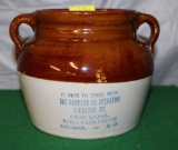 RED WING BEAN POT, THE FARMERS CO-OPERATIVE ELEVATOR CO., COLMAN, S.D.