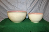 (2) RED WING BRIDE'S BOWLS, 10