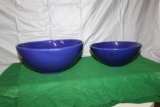 (2) RED WING SALAD BOWLS, SHAPE #979 - 9