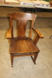 ANTIQUE WOOD ROCKER