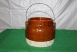 RED WING WIRE HANDLE QUART BEAN POT