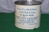 FLOUR SIFTER, THE CITY GROCERY OLIVIA MN