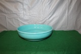 TURQUOISE SERVING BOWL MARKED BETTY CROCKER ON BOTTOM