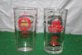 (2) V-STORE YARD STICKS (2) V-STORE GLASSES