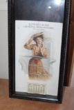 ADV. CALENDAR IN FRAME, 1907 EDWARD KUNZ GENERAL MERCHANDISE, WESLEY IOWA, 10 1/2