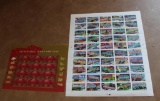 LUNAR NEW YEAR 41 CENT AND STATE 34 CENT STAMPS