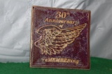 RED WING COLLECTORS SOCIETY 30TH ANNIVERSARY TILE 2007, HAS STAND, NO BOX