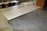(2) 8' POLY BANQUET TABLES