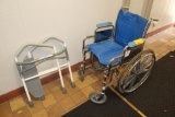 WHEELCHAIR AND SMALL WALKER