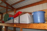 FLOOR MAT ITEMS AND POLY TUBS