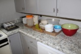 BAKING SHEETS, MIXING BOWLS, MISC. DISHES