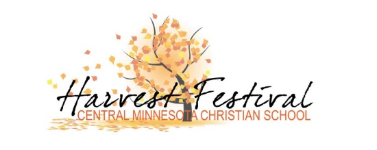 Harvest Festival Online Bidding Information