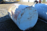 500 GALLON FUEL BARREL, NO PUMP, WAS USED FOR WASTE OIL, APPROX ABOUT 75 GALLONS IN TANK