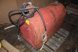 APPROX 125 GALLON DIESEL BARREL, 12 VOLT PUMP