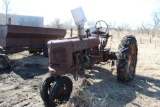 FARMALL H, NF, 12.4-38 TIRES, ENGINE STUCK, PARTS OR REPAIR, FROM ESTATE,