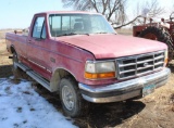 *** 1994 FORD F-150 XLT REGULAR CAB PICKUP, 4X4, AUTO, 5.8 LITER, HASN'T RAN SINCE 2017,