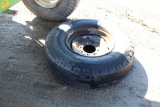 10.00-20 Truck Tire on 8 Bolt Rim
