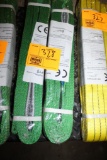 (2) Approx 12 Ton Sling, 6 Meter, Green