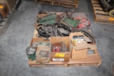 Contents of Pallet Including Danish Tines, Scrapers, Cylinder Stops