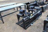 Quick Tach 6' Skeelton Double Grapple Bucket, Cylinder Guards