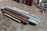 Pallet of Light Duty Guardrail and Posts