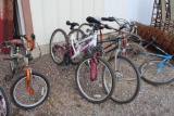 (4) Adult Bicycles, (3) Huffy, (1) Other