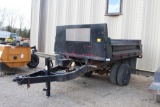 12' Contractor Dump Box on 1 Ton Dually Frame, 12V Hyd Pump, Hoist, SNT