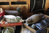 DUCK DECOYS, WOOD BOX AND MORE