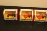 2 - 1/43RD AC ROTO BALER AND AC D19 TRACTOR