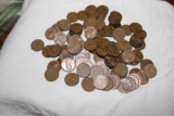 APPROX. 102 1950'S WHEAT PENNIES