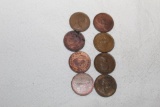 (8) CANADA PENNIES