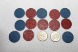 15 OLD SMALL...TOKENS