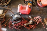 ELECTRIC DRILL, LIGHT, GAS CAN, CORD