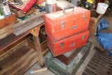 2 METAL TOOL BOXES