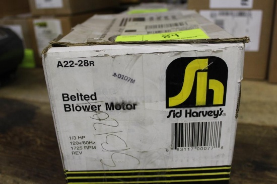 BELTED BLOWER MOTOR 1/3 HP; NEW IN BOX