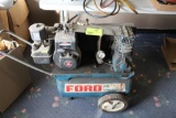 PORTABLE FORD AIR COMPRESSOR WITH BRIGGS AND STRATON 4HP MOTER (NOT TESTED)