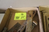 TWO BOXES PRY BAR, RIDGID PIPE WRENCH, AND MORE