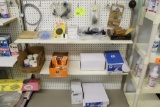 SHELF, BIG ORANGE TANK FLIPPERS, BOWL CLEANERS, BATHROOM FAUCETS, KITCHEN FAUCETS, AND MISC