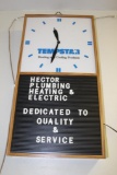 TEMPSTAR HEATING AND COOLING PRODUCTS CLOCK
