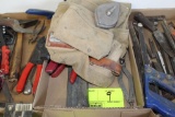 TOOL POUCH WITH SNIPS, MISC. DUCT WORK TOOLS