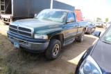 *** 1998 DODGE RAM 1500, LARAMIE, 4X4, REGULAR CAB, V-8 MAGNUM, AUTO, 8' BOX, BOX LINER