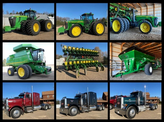 WAYNE SCHEMEL ESTATE JOHN DEERE FARM EQUIPMENT