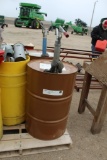 John Deere Plus 50II 55 Gal Drum of Oil, With Approx 2 Gallons Of Oil